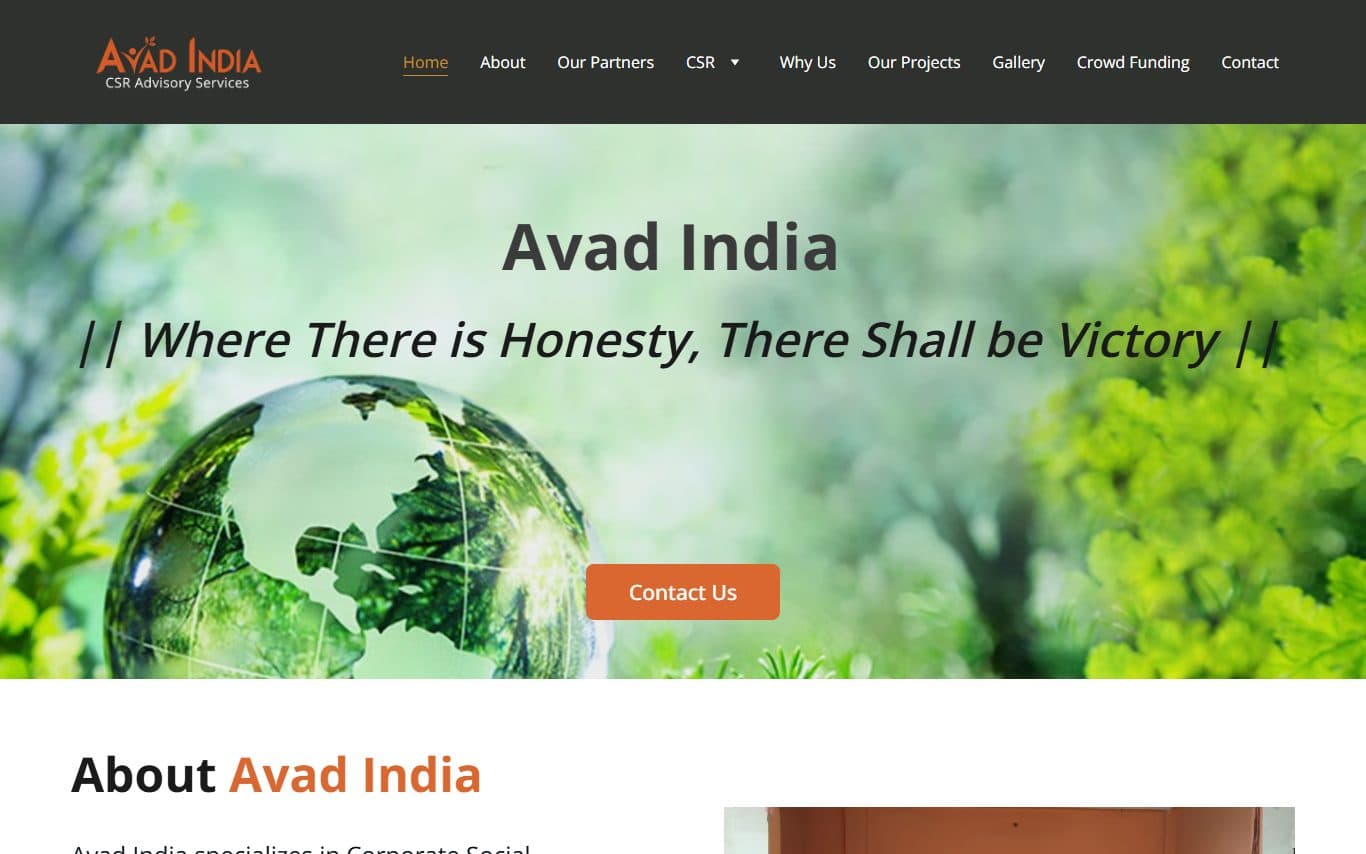 Avad India CSR Consultants - Corporate project