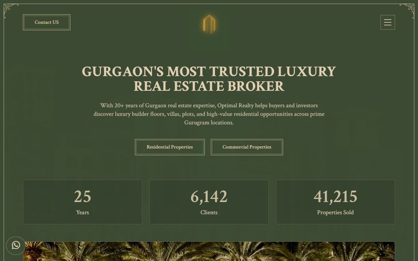 Optimal Realty - Corporate project