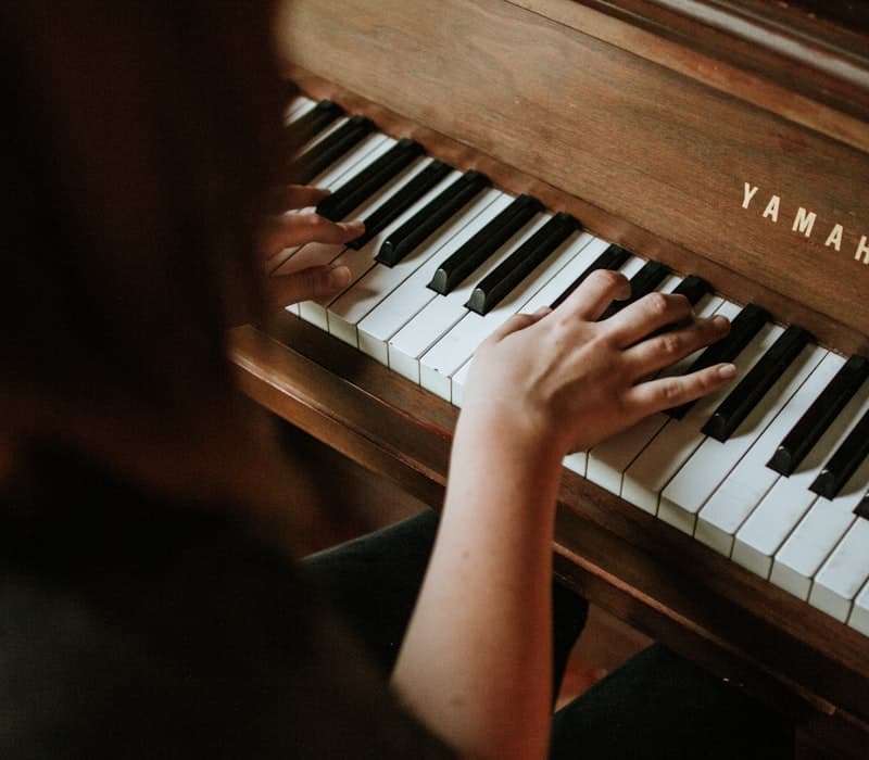 Student at Cadence Music Academy assessment session