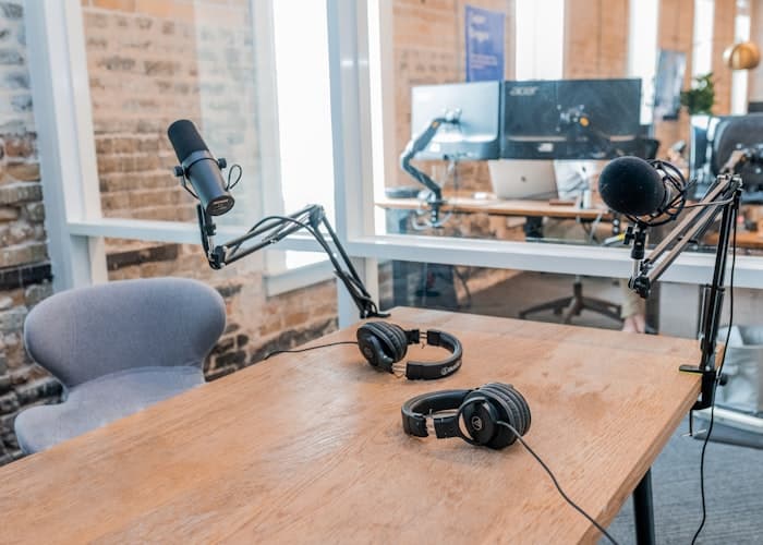 A cozy recording setup
