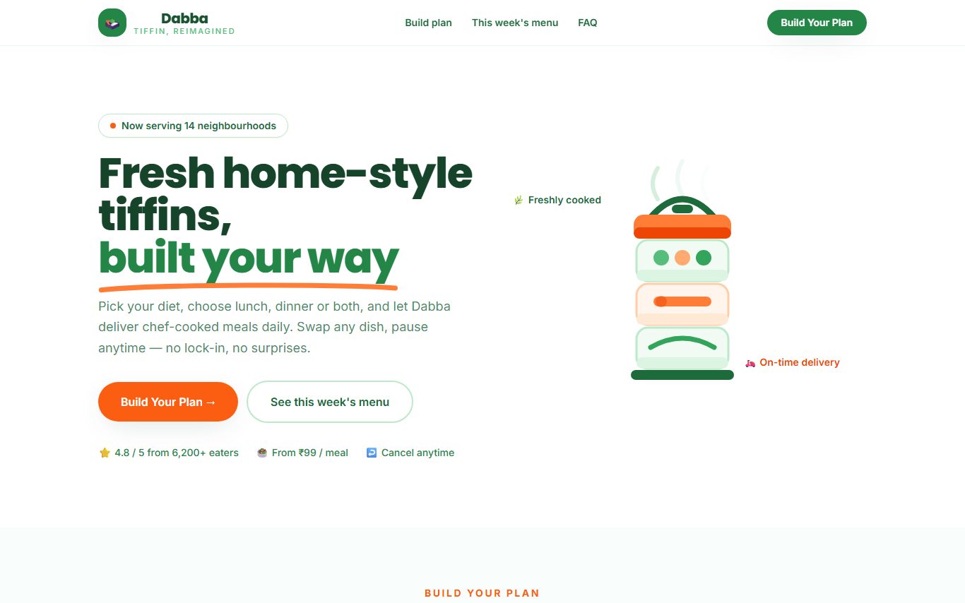 Dabba — Catering, Tiffin & Restaurants