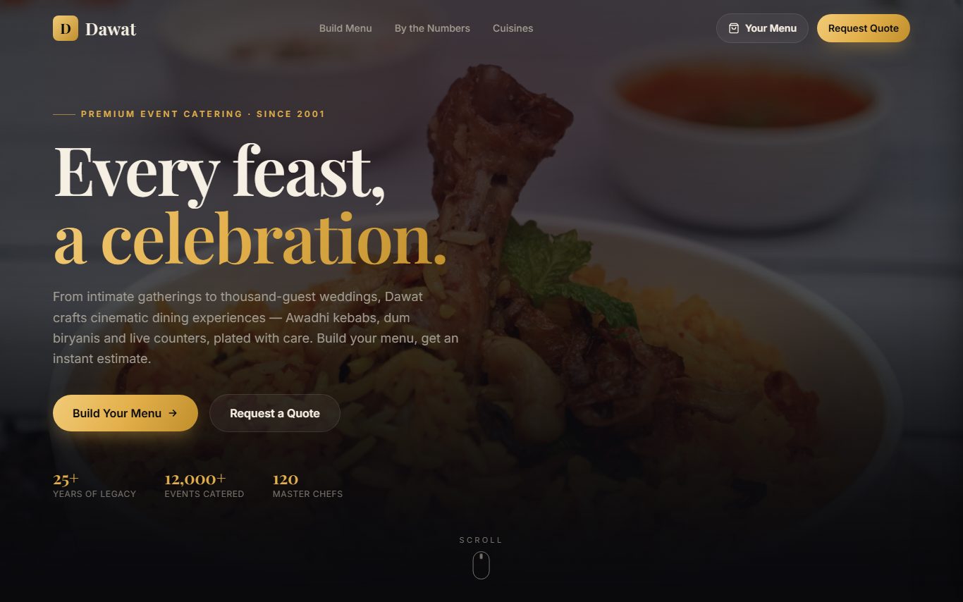 Dawat — Catering, Tiffin & Restaurants
