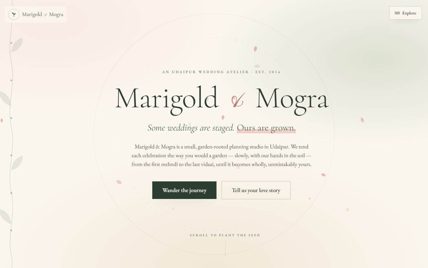 Marigold & Mogra — Weddings, Photography & Cinematography