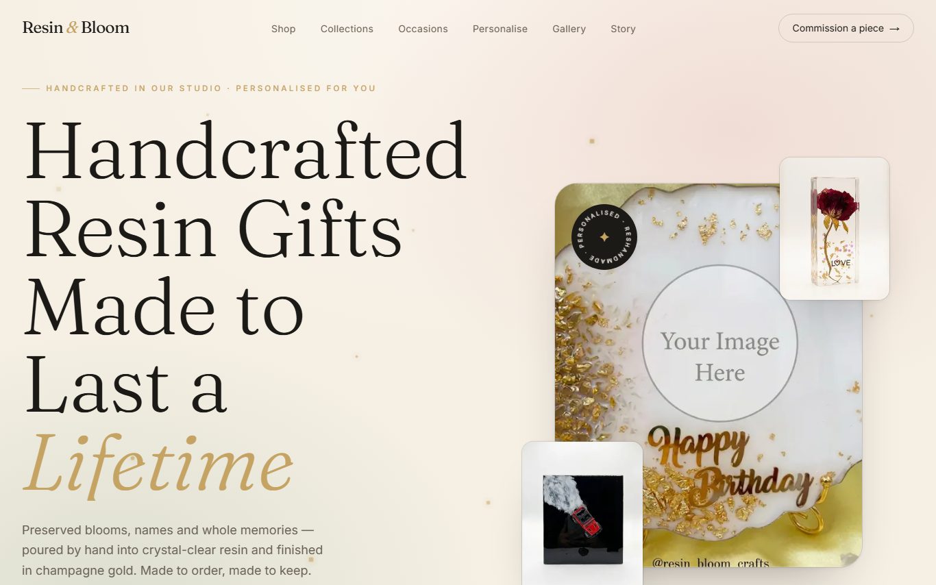 Resin & Bloom — Handmade Gifts & Crafts
