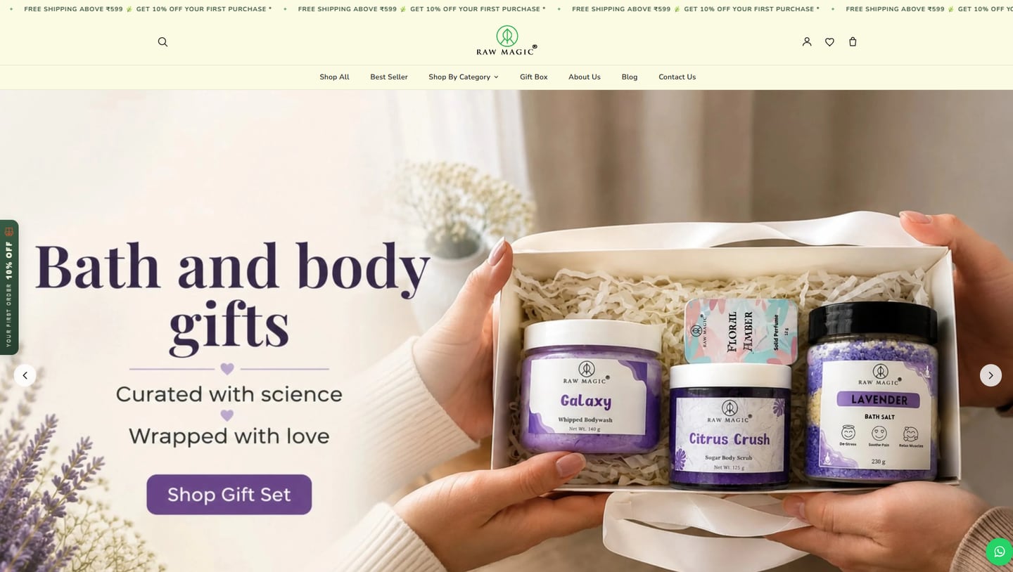 The Raw Magic - Beauty & Personal Care (D2C)