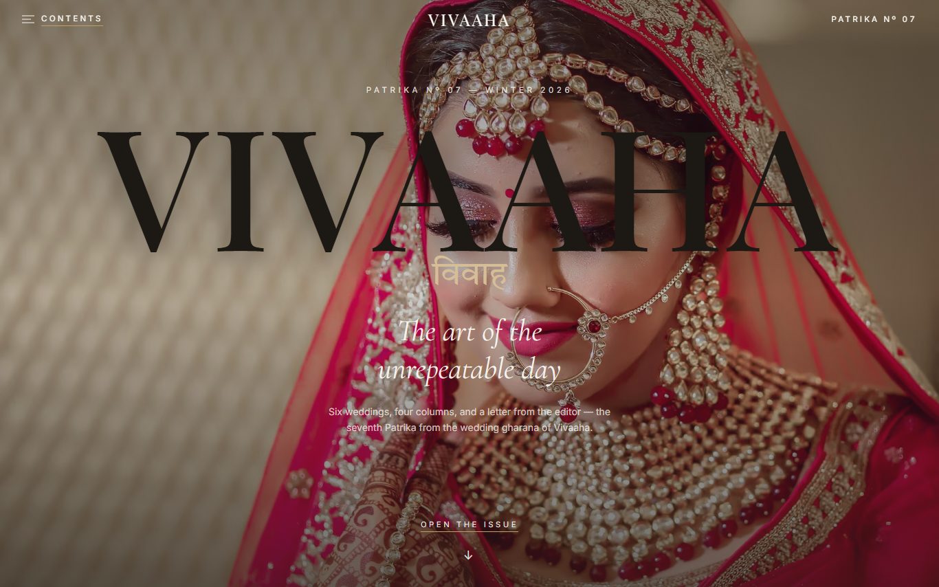 VIVAAHA — Weddings, Photography & Cinematography
