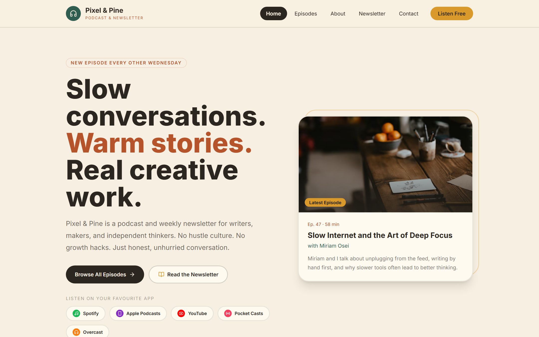 Pixel & Pine — Creator